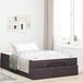 vidaXL Bedframe met matras 2-persoons Tan Stof