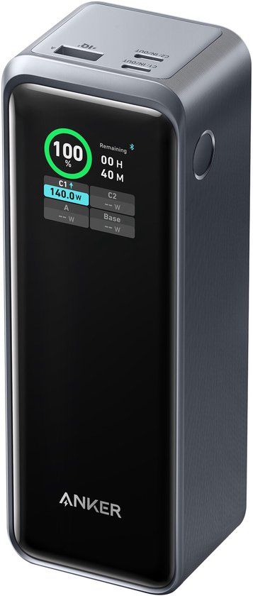 Anker Prime Powerbank 27650 mAh - 250W - Zwart