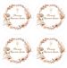 BOHO autocollants de communion, 4 pièces, 75 mm, 1 set