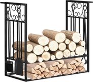 HOMCOM Étagère - Acier - 75x30x60cm - Noir