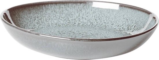 Villeroy & Boch like. by Villeroy & Boch - Lave glacé kom plat klein, 22 x 21 x 4,2 cm, stijlvolle kom van aardewerk voor kleine bijgerechten en salades, geschikt voor vaatwasser en magnetron blauw, turquoise