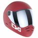 Casque Pass 2.0 uni (+ visière bonus) | satin rouge doux |