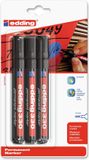 Edding 330 Permanent Marker Blister van 3 Zwart