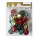 Bellatio Decorations 1x Gekleurde slingers met 18 gekleurde metalen klokjes/belletjes 180 cm - Kerstversiering/kerstdecoratie