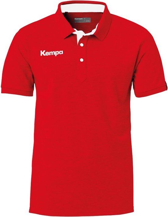 Kempa Prime Polo Shirt - Rood - Maat S - Heren