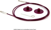 KnitPro Kabels voor verwisselbare punten Paars - 50 cm