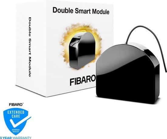 FIBARO Double Smart Module - Zwart - Z-Wave Plus