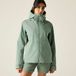 Dare2B Haik Dames Waterdichte Wandeljas met Capuchon - Groen - Maat 42