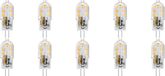 Velvalux LED Lamp 10 Pack - G4 Fitting - Dimbaar - 2W - Helder/Koud Wit 6000K