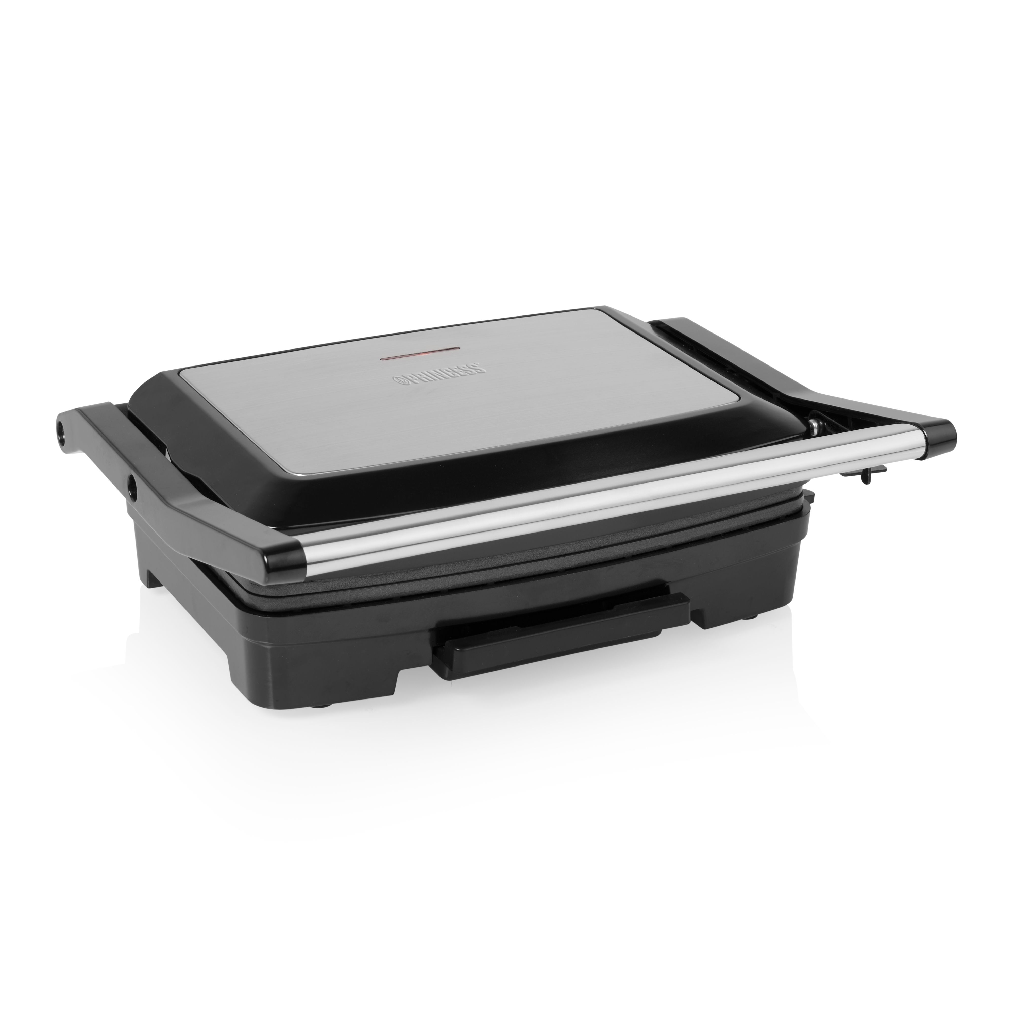 Princess Contactgrill Compact - 750W - Zwart/RVS