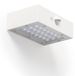 Karl Applique Murale Extérieure LED 3W Éclairage Double Face avec Capteur PIR Solaire 3000K Blanc Blanc Chaud