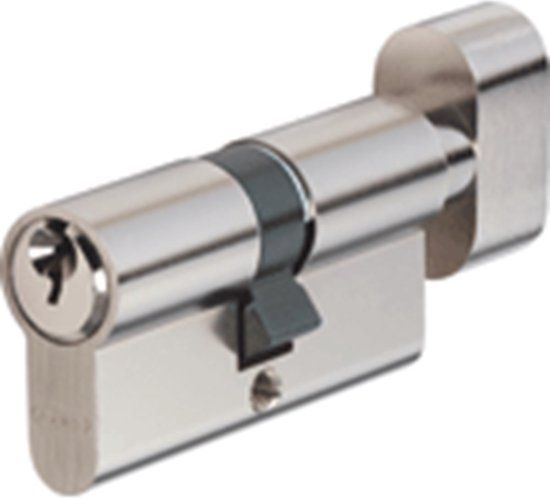ABUS e50 knopcilinder 30/30 mm nikkel