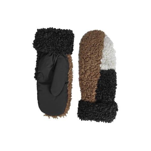 Markberg Adea Teddy Mittens Black/Brown