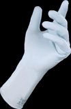 KCL Dermatril 741 Gants jetables, Nitrile, Taille S, Bleu clair, 100 pièces