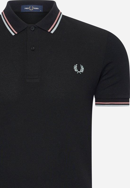 Fred Perry Twin tipped polo shirt - black Crlhet Slvbl - Men - S - 2024