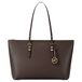 Michael Kors Sac cabas en cuir Quinn Marron foncé