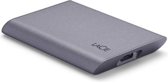 LaCie Mobile SSD Secure - 2 TB - USB-C - Zilver