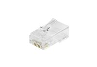 Equip 121173 kabel-connector RJ-45 Cat6 U/UTP Transparant (100 stuks)