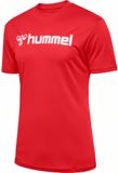 hummel hmlLOGO Jersey S/S, True Red, S
