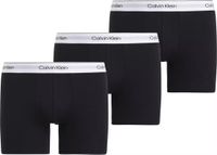 Calvin Klein Icon Cotton Stretch Boxer briefs (3-pack) - heren boxers extra lang - zwart