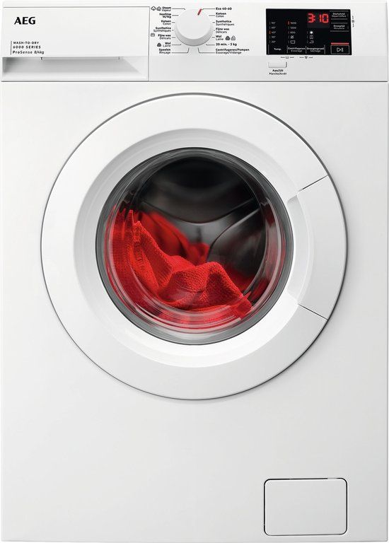 AEG LWF62R842 6000 OneGo Was-droogcombinatie Condensatie 8 kg NL/FR