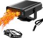 Flexizo B.V. Chauffage électrique - Chauffage de voiture - Dégivreur 120W – 12V – Rotatif – Chauffage et dégivreur de pare-brise – Boîtier ABS – Chauffage de voiture compact