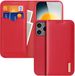 Dux Ducis Hivo Book Case pour iPhone 17 Pro - Cuir - Rouge