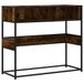 VidaXL Wandtafel 90x35x80 cm bewerkt hout gerookt eikenkleurig