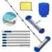 Brosse de piscine avec manche télescopique 230 cm