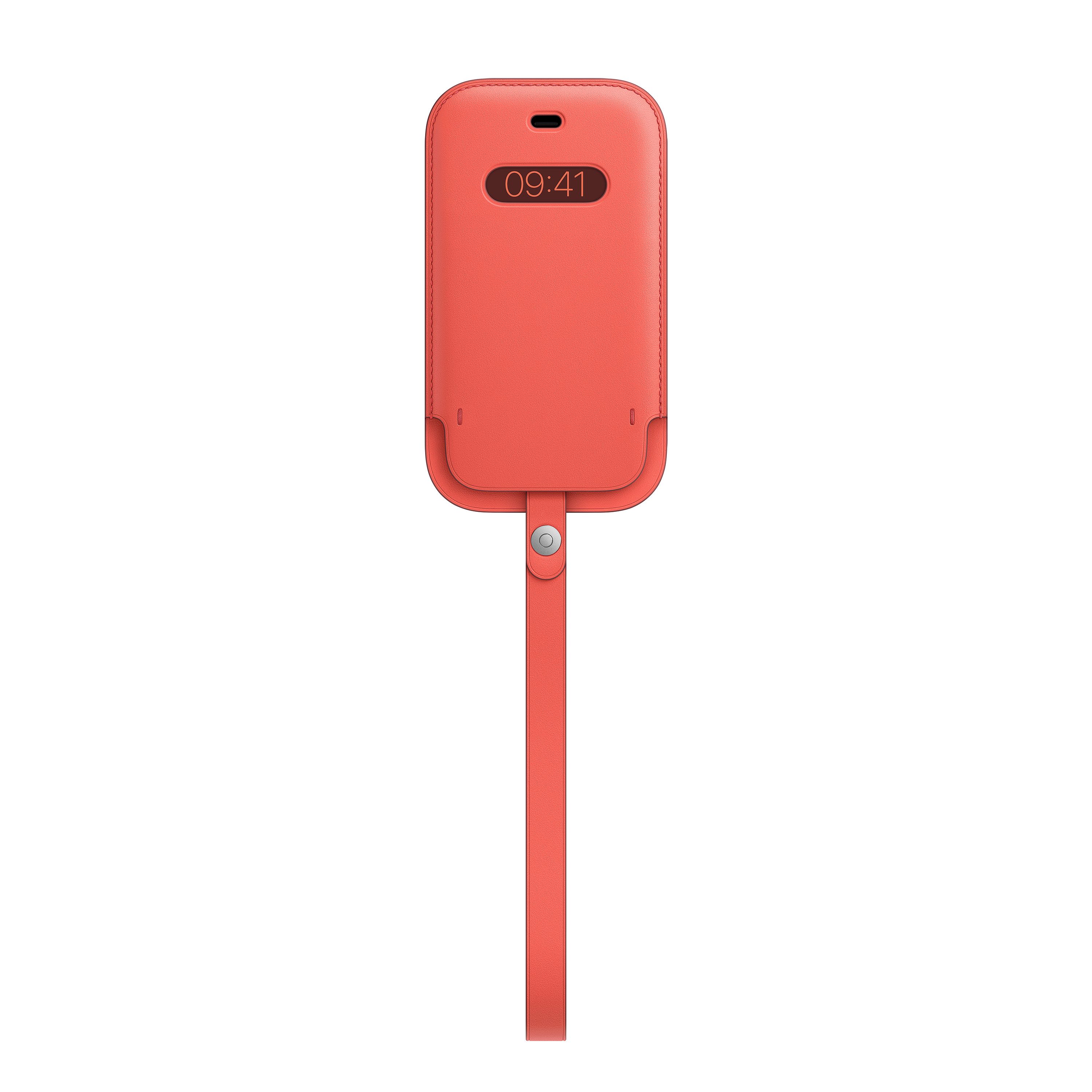 Apple Leren hoesje met Koord - MagSafe - iPhone 12 Mini - Roze