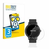 BROTECT Screenprotector 3 Stuks voor Horloges (Rond, ø: 40 mm) Beschermglas transparant