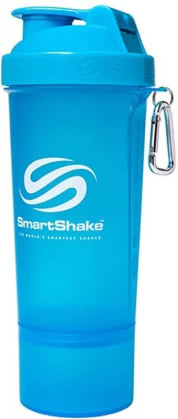 SmartShake Slim Per Beker Neon Blue