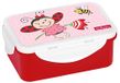 Steinbeck Broodtrommel, lunchbox, rood en wit, 18 x 10,5 x 6,5 cm