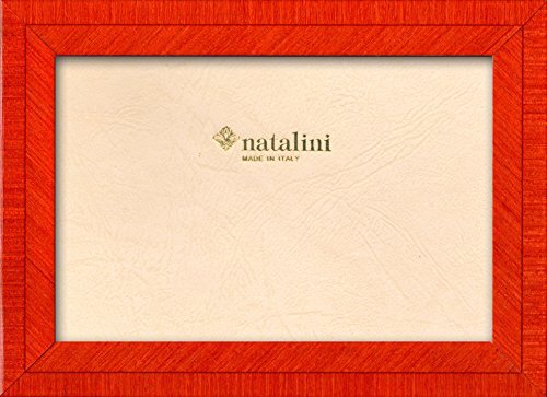 Natalini BIANTE ARANCIO 13X18 fotolijst met ondersteuning voor tafel, tulipwood, oranje, 13 x 18 x 1,5