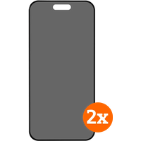 BlueBuilt Apple iPhone 16 Pro Max Privacy Filter Screenprotector Glas Duo Pack