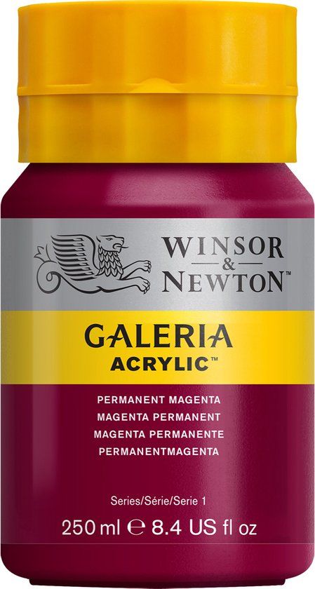 Winsor & Newton Galeria Acrylverf - Permanent Magenta - 250ml