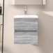Maison Exclusive - Meuble sous lavabo gris Sonoma, 41x38,5x45 cm, en panneaux de particules