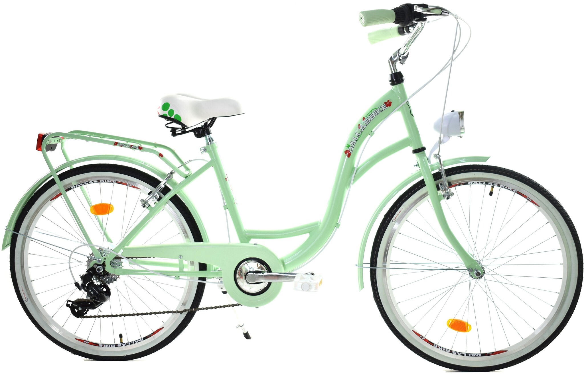 Viking Choice Meisjesfiets 24 inch stevig model mintgroen met 6 versnellingen