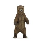 Papo - Realistische grizzly figuur kinderspeelgoed - 3 jaar en ouder - Wilde dieren collectie - educatief spel wilde fauna - cadeau-idee speelgoed voor meisjes en jongens - 6,5 cm x 5 cm x 14 cm