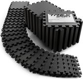 Trex Sport TX-010PM - Puzzelmat fitness - Fitnessmat - EVA foam mat - Vloermatten - 48 stuks - 3,84 m² - 10 mm - Zwart