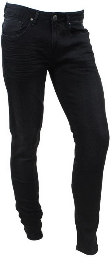 Cars Jeans - Heren Jeans - Tapered Fit - Stretch - Lengte 36 - Shield - Black Used