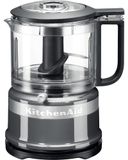Merkloos Contour Mini-keukenmachine Mini-food-processor - 830 ml - Roestvrijstalen mes - Twee snelheden - Contour zilver
