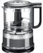 Merkloos Contour Mini-keukenmachine Mini-food-processor - 830 ml - Roestvrijstalen mes - Twee snelheden - Contour zilver