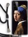 Case Company® - OnePlus 9 Pro Hoesje met Koord - The Pearl Earring - Back Cover