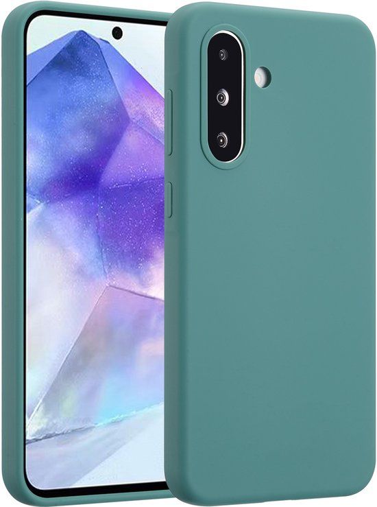 Accezz Liquid Silicone Backcover voor Samsung Galaxy A36 / A56 (5G) - Groen