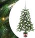 vidaXL Kerstboom met 150 LED, met standaard, Groen, 90 cm, PE