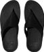 FitFlop Lulu Shimmerlux Teenslippers Dames Zwart Maat 36