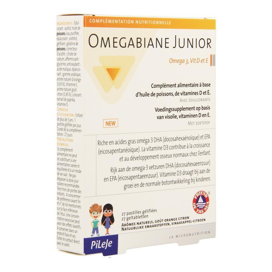 PiLeJe Omegabiane Junior Geltabletten 27st