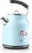 Westinghouse Retro Waterkoker – 1,7L – Elektrische Waterkoker – BPA-vrij – Met Kalkfilter – 2200W – Blauw