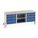 Bott Banc d'atelier mobile monobloc Cubio